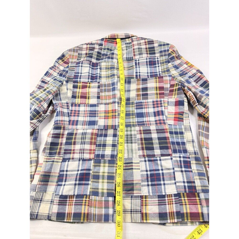 Rare Vintage Rugby Ralph Lauren Patchwork Blazer Size Medium - Picture 9 of 16
